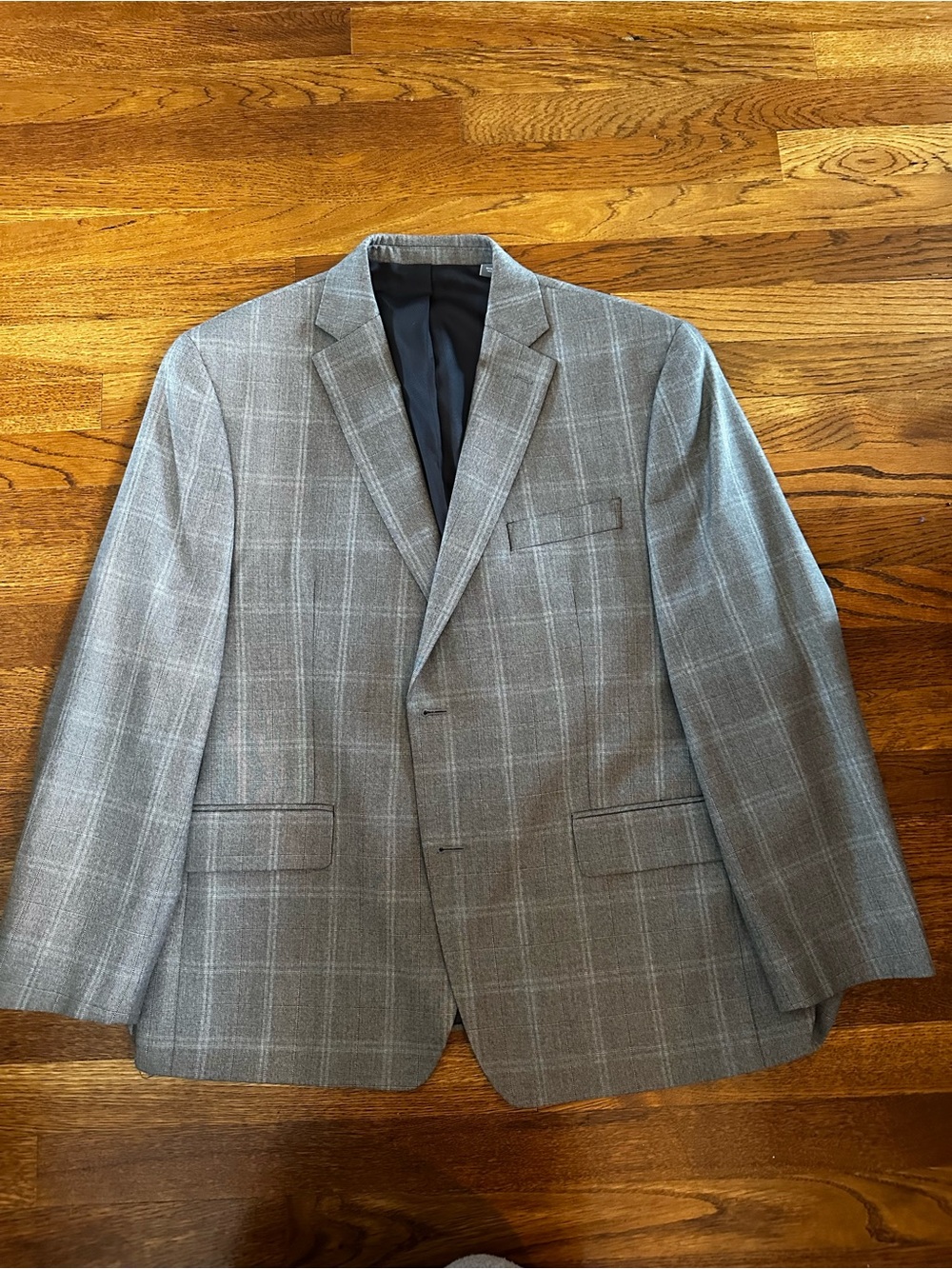 Michael Kors Gray Windowpane Sport Coat